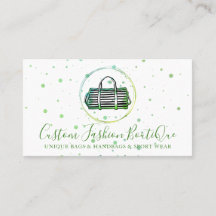 Bolsa da Loja Verde da Boutique de Moda