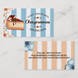 Cartão De Visita Bolsa de chocolate, padaria de bolo de chocolate