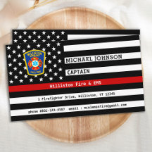 Bombeiros Thin Red Line Emblem Bombeiro