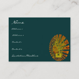 Cartão De Visita BoomBox da Escola Antiga Notas Musicais