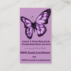 Cartão De Visita Borboleta__