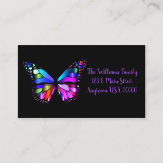 Cartão De Visita Borboleta