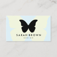 Borboleta Amarela e Azul | Elegante Profissional