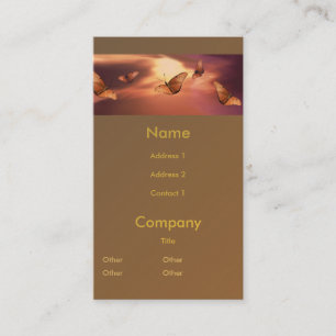 Cartão De Visita Borboleta de Julia