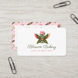 Cartão De Visita Borboleta Diversão Blossom Floral Jardim Floral Bo
