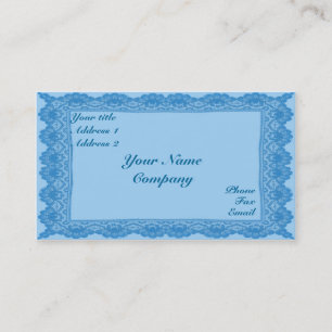 Cartão De Visita Borda do cadarço