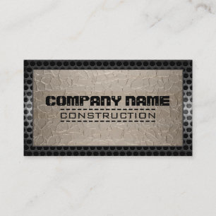 Cartão De Visita Borda metálica de aço inoxidável sem metal apar