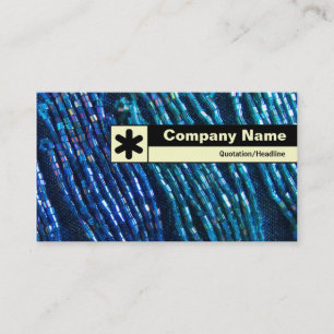 Cartão De Visita Borda rotulada - Barras do conta-gotas