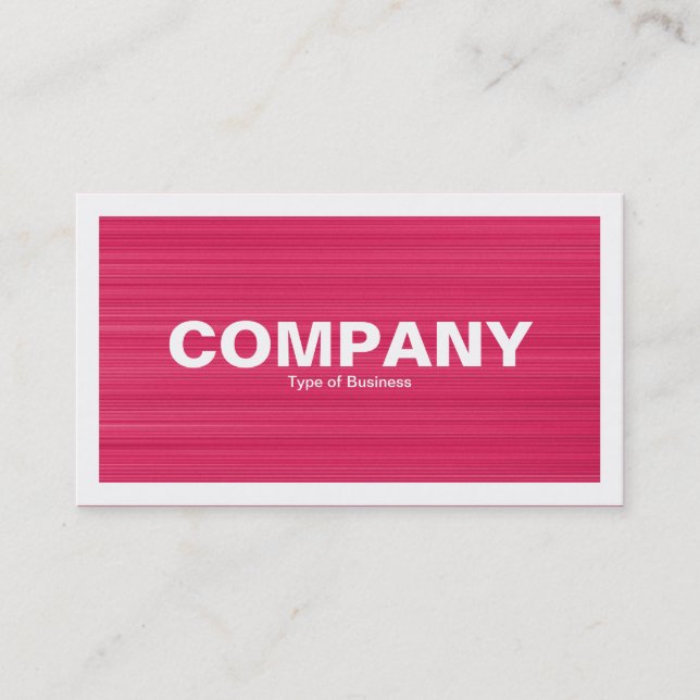 Cartão De Visita Bordado - Texto Crimson (Frente)