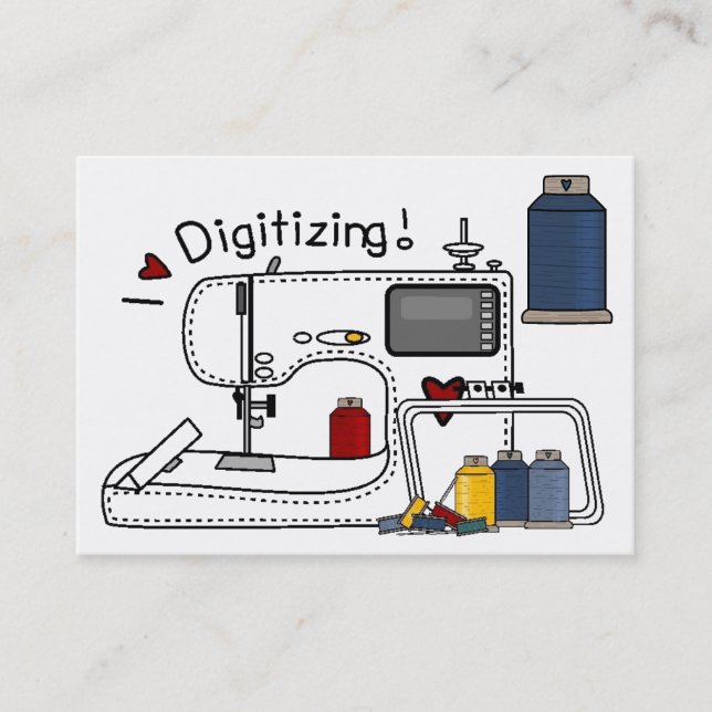 Cartão De Visita Bordados - Moda - Seamstress - SRF (Frente)