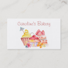 Cartão De Visita Boutique, Cupcakes e pastéis