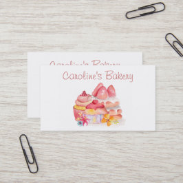 Cartão De Visita Boutique, Cupcakes e pastéis