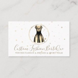 Cartão De Visita Boutique de Moda Vestido Especial de Noite Elegant