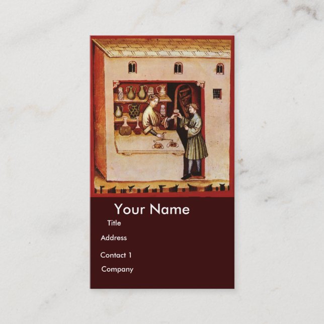 Cartão De Visita BOWL OF HYGEIA - Medicina, Farmácia (Frente)