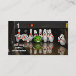 Cartão De Visita Bowling 