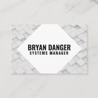 Cartão De Visita "Box World" personalizado (Reino Unido/Euro)