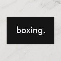 boxe.