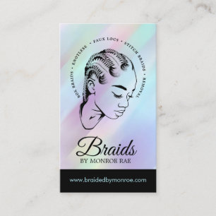 Cartão De Visita Braçador de Cabelo - Travões - Travagem - Lista 