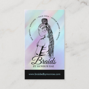 Cartão De Visita Braçador de Cabelo - Travões - Travagem - Lista