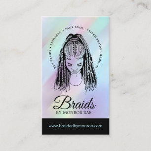 Cartão De Visita Braçador de Cabelo - Travões - Travagem - Lista