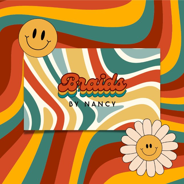 Cartão De Visita Braços Retrorreflectores do Groovy (Criador carregado)