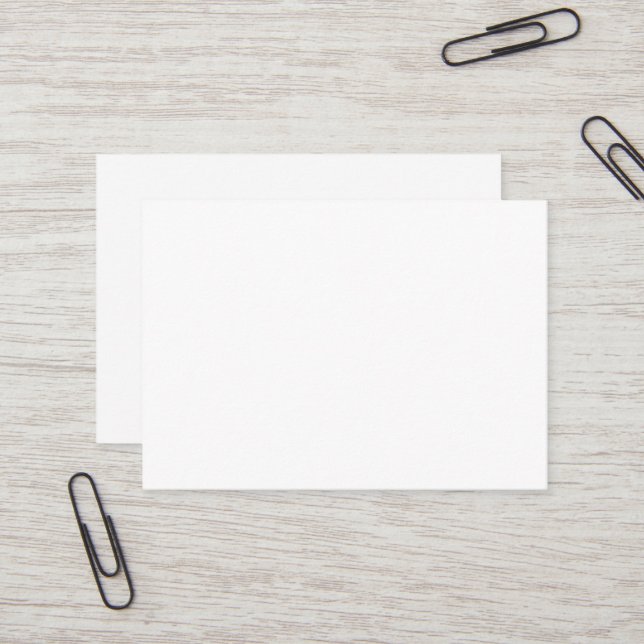 Cartão de visita branco (Frente/Verso In Situ)