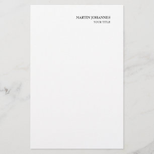 Cartão de Visita Branco Chic Profissional Estético
