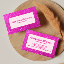 Branding Moderno com Brilho Rosa Quente