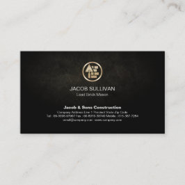 Cartão De Visita Brick Stone Mason Masonry Construction