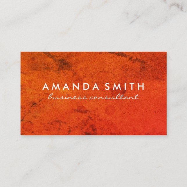 Cartão De Visita Bright Bold Grunge (Frente)