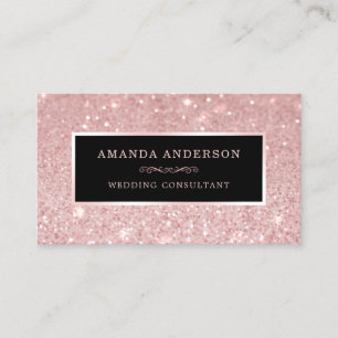 Cartão de visita brilhante brilhante Na moda cor-d