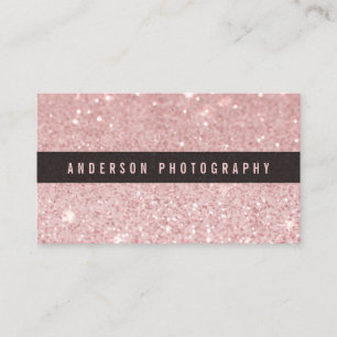 Cartão de visita brilhante brilhante Na moda cor-d