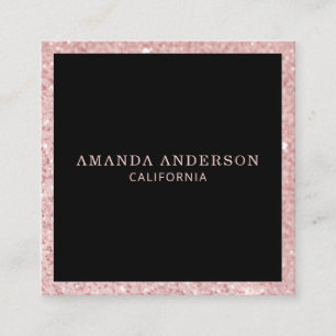 Cartão de visita brilhante brilhante Na moda cor-d