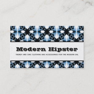 Cartão de visita brilhante da extravagância, azu