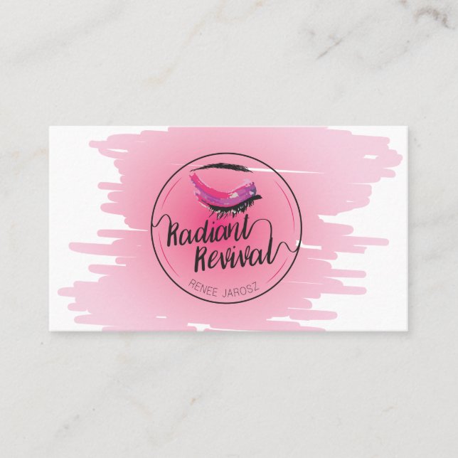 Cartão de visita brilhante do renascimento (Frente)