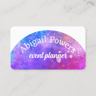 Cartão De Visita brilho cor magenta magenta moderno e cor forte