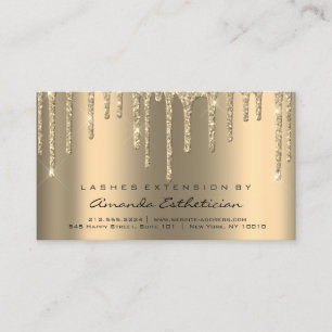 Cartão De Visita Brilho dos mergulhos da extensão do chicote das