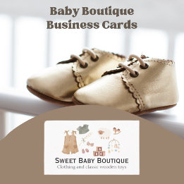 Cartão De Visita Brinquedos clássicos da Sweet Baby Boutique