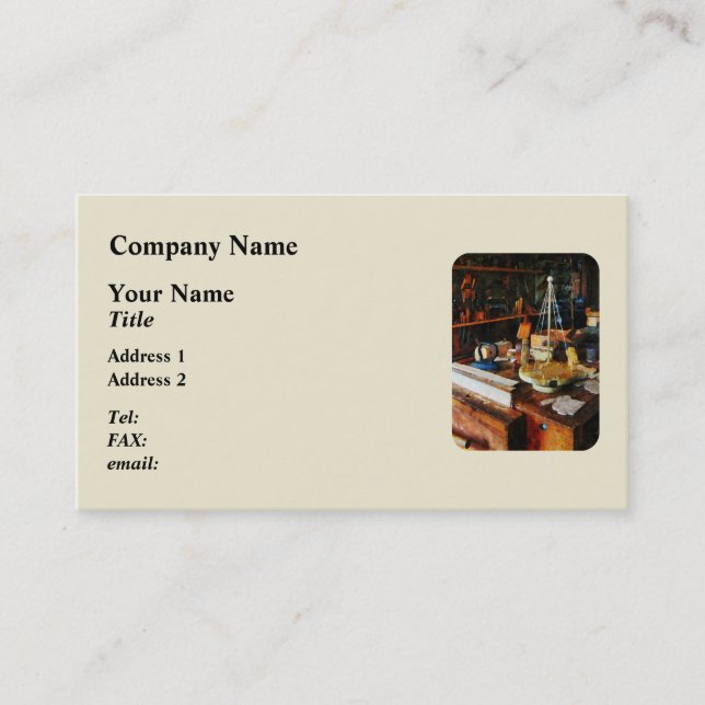 Cartão De Visita Brinquedos de madeira em Compro de madeira (Frente)