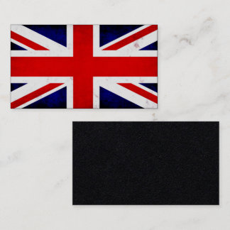 Cartão De Visita British Union Jack Flag