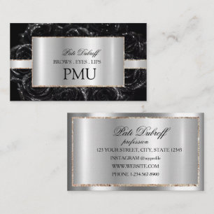 Cartão De Visita Brocas PMU Microblading Henna Salon