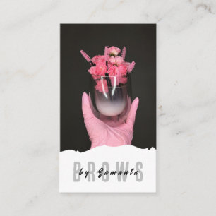 Cartão De Visita Brows Aftercare PMU Microblading Henna Salon Busin