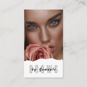 Cartão De Visita Brows Aftercare PMU Microblading Henna Salon Busin