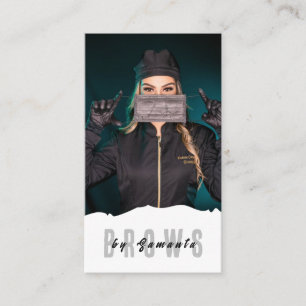 Cartão De Visita Brows Aftercare PMU Microblading Henna Salon Busin