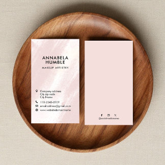 Cartão De Visita Brush Stroke Texture Modern Business card template