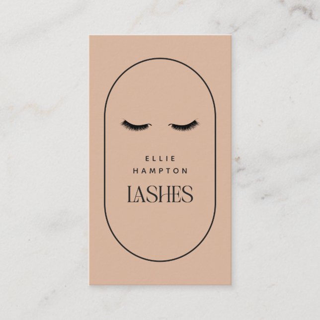 Cartão De Visita Bu personalizável Bu - Bocalho - Arco Lashes Belez (Frente)