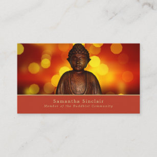 Cartão De Visita Buda, budismo, budista