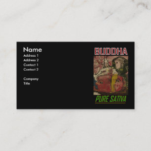 CARTÃO DE VISITA BUDHA PURE SATIVA