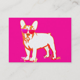 Cartão De Visita Buldogue super de Frenchie