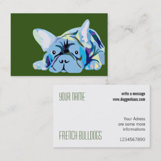 Cartão de Visita Bulldog Francês